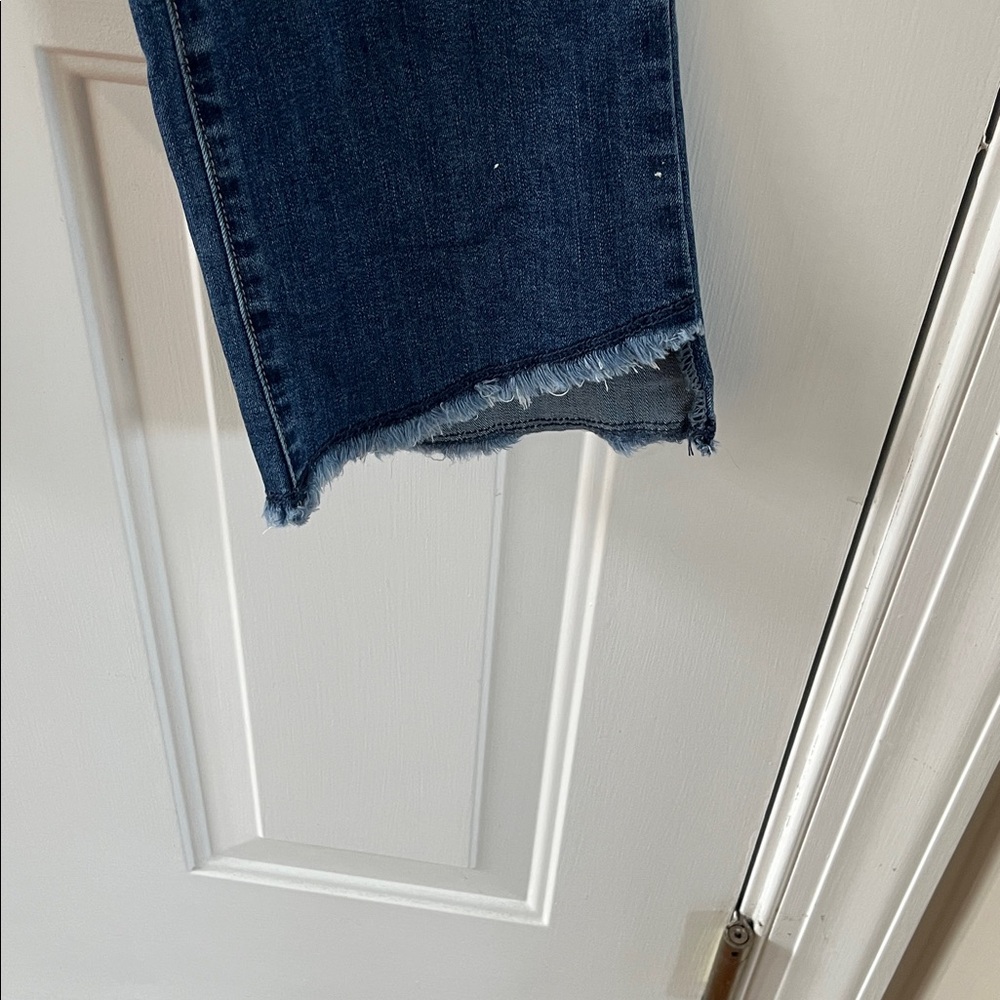 CHARLIE B Dark Indigo Flare Jeans - Picture 3 of 4